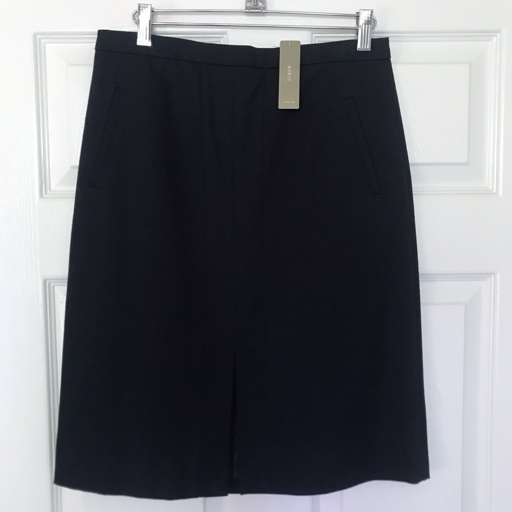 J. Crew A-line Navy Skirt